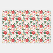 Feuille De Papier Cadeau Noël botanique (Devant 2)