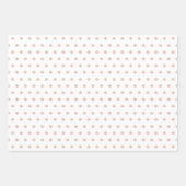 Feuille De Papier Cadeau Noël Chinoisserie Trellis Coquette Rose Bow (Devant 3)