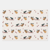 Feuille De Papier Cadeau Noël classique (Devant 2)