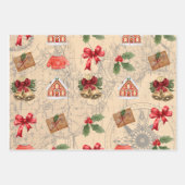 Feuille De Papier Cadeau Noël classique (Devant 2)