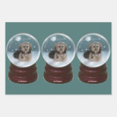 Feuille De Papier Cadeau Noël Cockapoo (Devant)