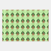 Feuille De Papier Cadeau Noël Cute Norwich Terrier (Devant 3)