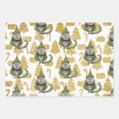 Feuille De Papier Cadeau Noël de chat pour les Amoureux de les chats (Devant)