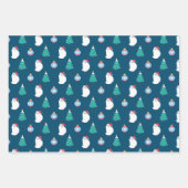 Feuille De Papier Cadeau Noël de chatte à ragdoll (Devant 2)