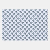 Feuille De Papier Cadeau Noël de chien lunatique (Devant 2)