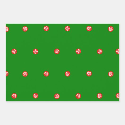 Feuille De Papier Cadeau Noël de golf créatif (Devant 3)