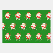 Feuille De Papier Cadeau Noël de golf créatif (Devant)