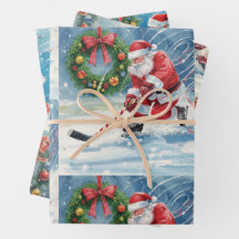 Noël de hockey avec le Père Noël