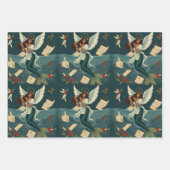 Feuille De Papier Cadeau Noël de la mère (Devant 2)