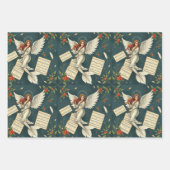 Feuille De Papier Cadeau Noël de la mère (Devant)