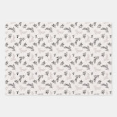 Feuille De Papier Cadeau Noël de la nature hivernale (Devant 2)