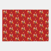 Feuille De Papier Cadeau Noël de mignonne Reindeer (Devant 3)