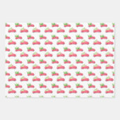 Feuille De Papier Cadeau Noël de vacances (Devant)