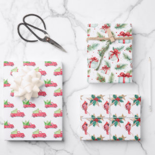 Feuille De Papier Cadeau Noël de vacances