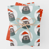 Feuille De Papier Cadeau Noël de Walrus (En situation)