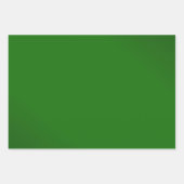 Feuille De Papier Cadeau Noël Décoratif Vert et Or Bedazzé (Devant 2)