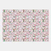 Feuille De Papier Cadeau Noël des chats amusants (Devant 3)