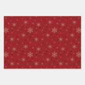 Feuille De Papier Cadeau Noël des cloches dorées brillantes et des flocons  (Devant 2)