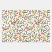Feuille De Papier Cadeau Noël des Gnomes des bois (Devant 3)