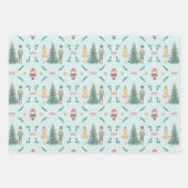 Feuille De Papier Cadeau Noël des noisettes (Devant 3)