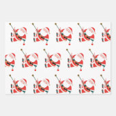 Feuille De Papier Cadeau Noël d'escalade de roche créative (Devant)
