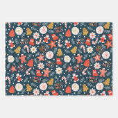 Feuille De Papier Cadeau Noël doux (Devant 3)