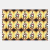 Feuille De Papier Cadeau Noël drôle (Devant 3)