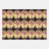 Feuille De Papier Cadeau Noël drôle (Devant 2)