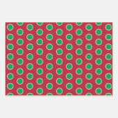 Feuille De Papier Cadeau Noël du Camper de vacances personnalisé (Devant 3)