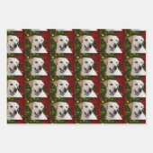 Feuille De Papier Cadeau Noël du Laboratoire Jaune (Devant 2)