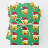 Feuille De Papier Cadeau Noël Emoji (En situation)