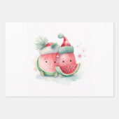 Feuille De Papier Cadeau Noël en juillet mignon (Devant 2)