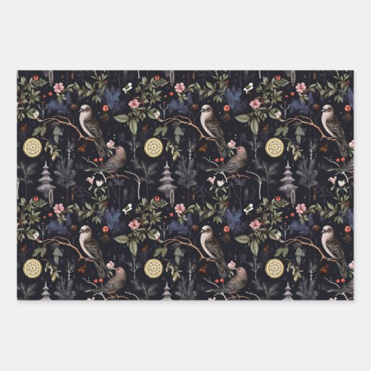 Feuille De Papier Cadeau Noël et Yule (Devant 2)