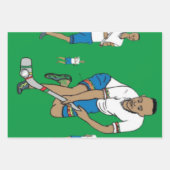 Feuille De Papier Cadeau Noël éthiopien|Yegena chewata Wrapping Paper (Devant 2)