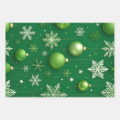 Feuille De Papier Cadeau Noël Evergreen (Devant 2)