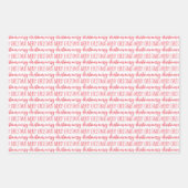 Feuille De Papier Cadeau Noël Gnome Holiday (Devant 3)