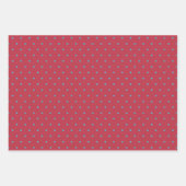 FEUILLE DE PAPIER CADEAU NOËL GNOME, SQUIRREL, WOODPECKER & CARDINAL (Devant 3)