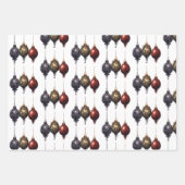 Feuille De Papier Cadeau Noël gothique (Devant 3)