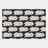 Feuille De Papier Cadeau Noël Grandes Pyrénées (Devant 2)