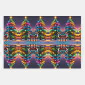 Feuille De Papier Cadeau Noël hiver Wonderland (Devant 3)