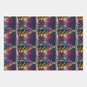 Feuille De Papier Cadeau Noël hiver Wonderland (Devant)