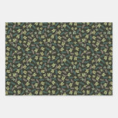 Feuille De Papier Cadeau Noël Holly branché (Devant)