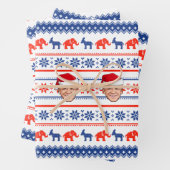 Feuille De Papier Cadeau Noël Joe Biden (En situation)