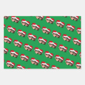 Feuille De Papier Cadeau Noël Joe et Kamala (Devant 2)