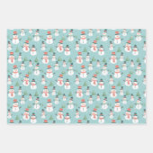 Feuille De Papier Cadeau Noël Jolly (Devant)