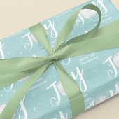 Feuille De Papier Cadeau Noël Joy Beach Côte Turquoise