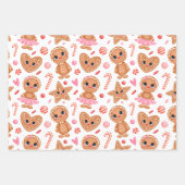 Feuille De Papier Cadeau Noël mignon (Devant 2)