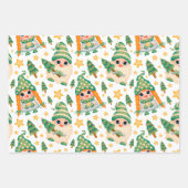 Feuille De Papier Cadeau Noël mignon (Devant)
