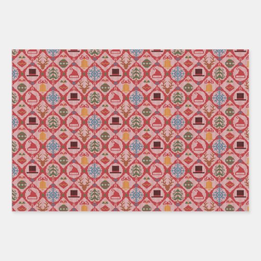 Feuille De Papier Cadeau Noël moche (Devant 2)