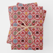 Feuille De Papier Cadeau Noël moche (En situation)